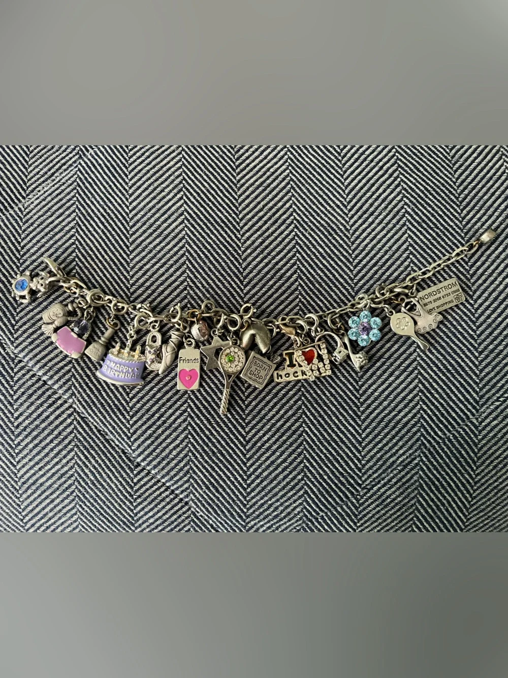 Charm It! Silver-Tone Charm Bracelet